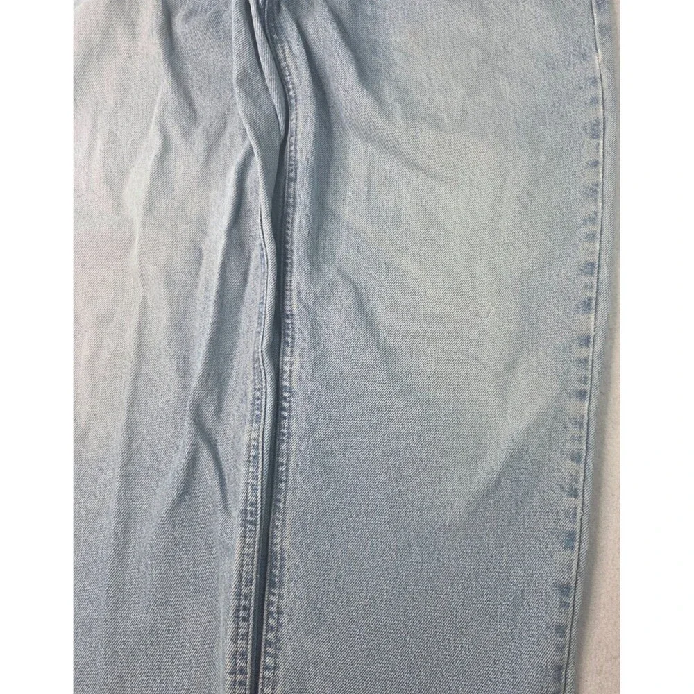 Vintage Carhartt Jeans Mens 36x28 Light Wash Distressed Workwear Denim 90s